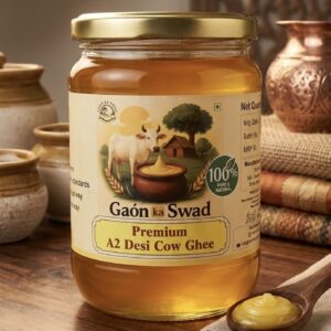 Desi Cow A2 ghee - Made From Curd (500 ML)