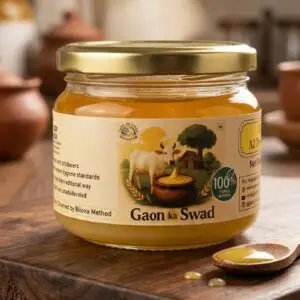Desi Cow A2 ghee - Made From Curd (250 ML)